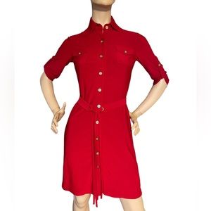 Tahari Red Dress